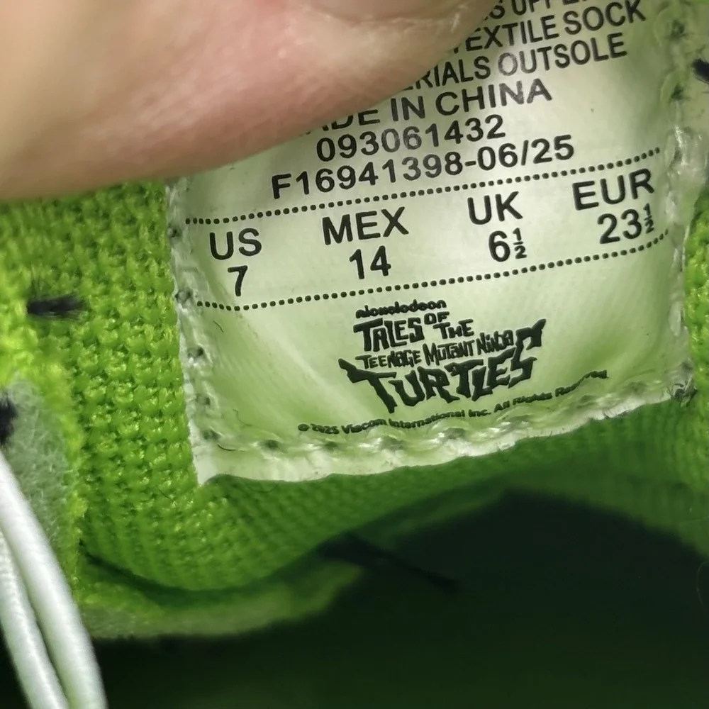 Teenage Mutant Ninja Turtles new sneakers